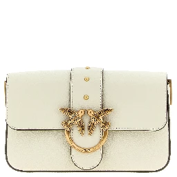 White Goatskin Crossbody Bag