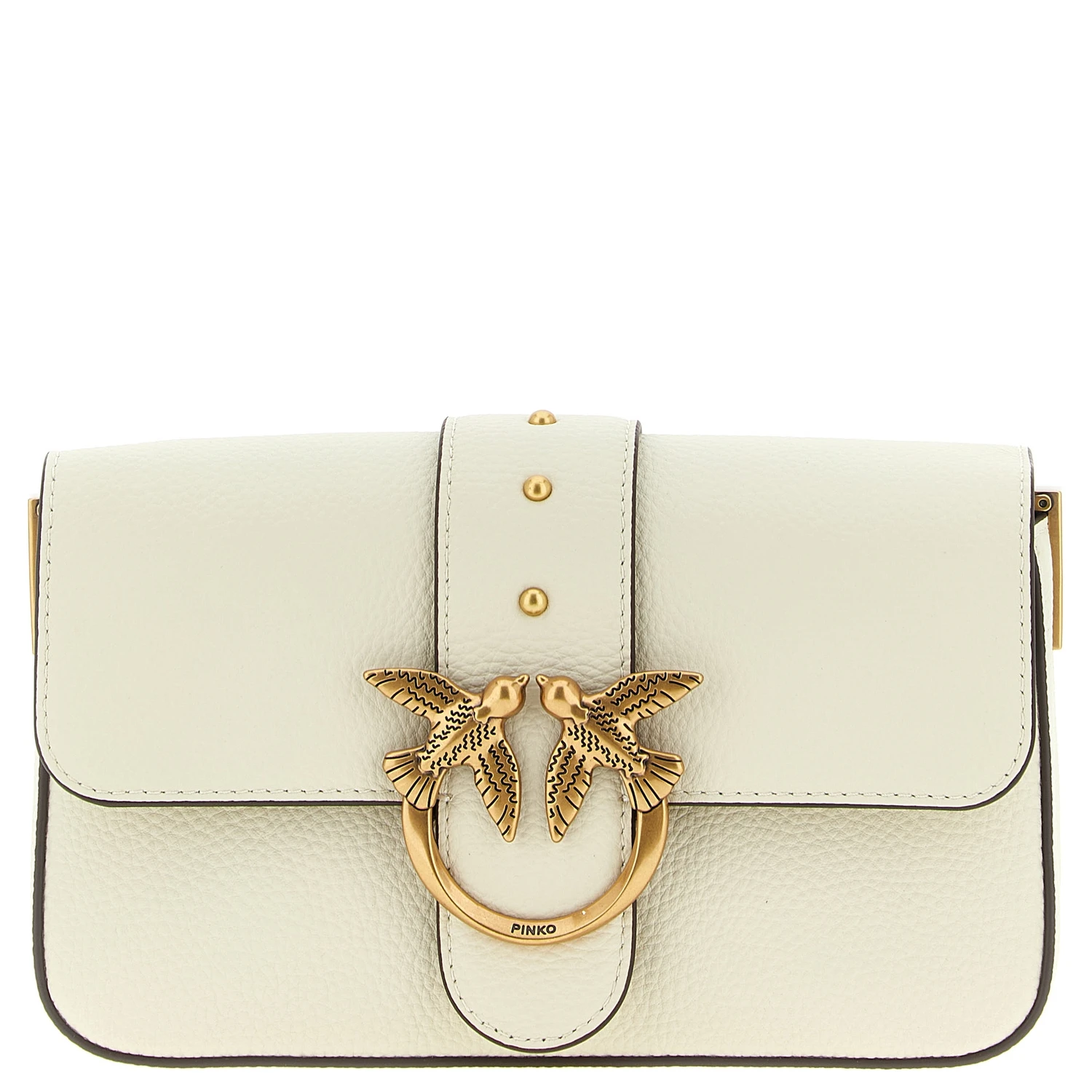 White Goatskin Crossbody Bag