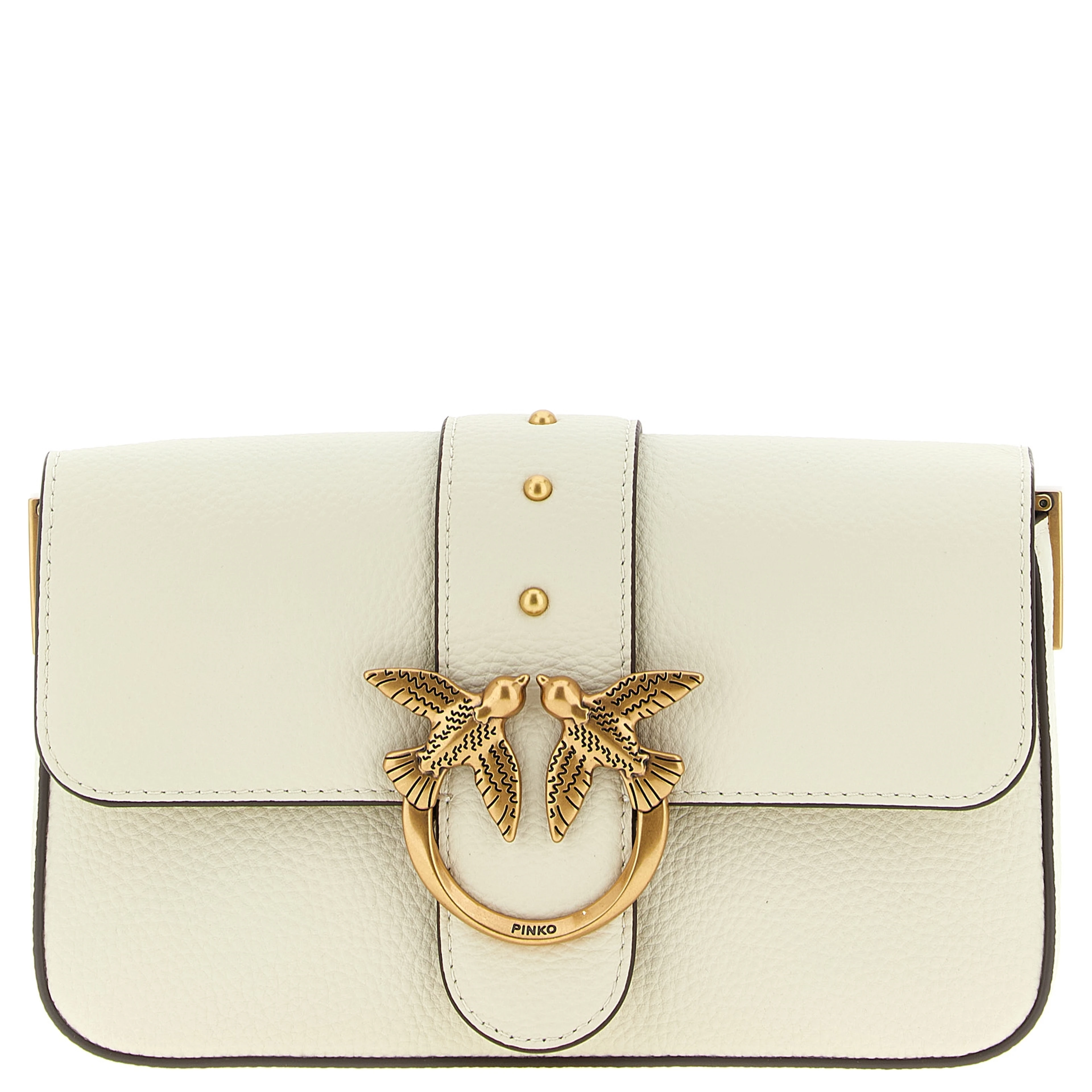 White Goatskin Crossbody Bag