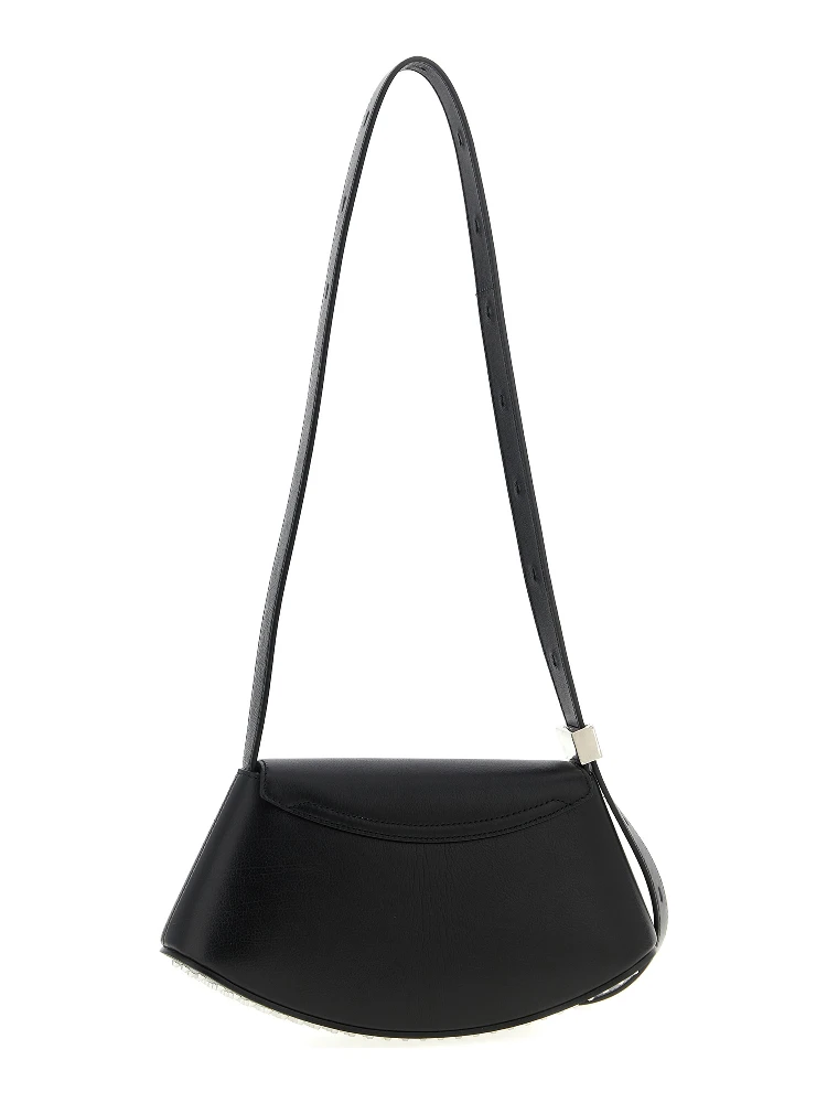 Black Bovine Leather Crossbody Bag alternative