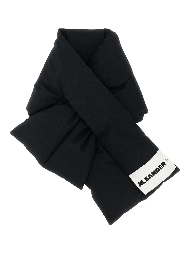 Black Cotton Foulard