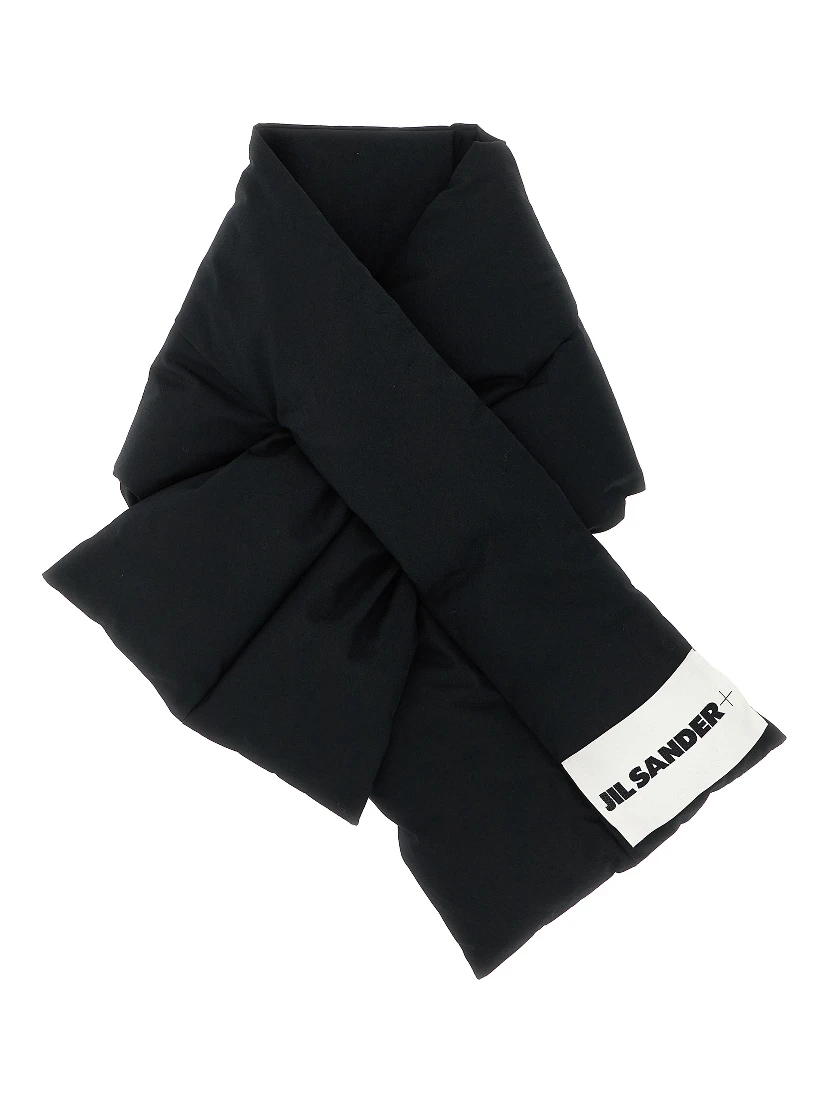 Black Cotton Foulard