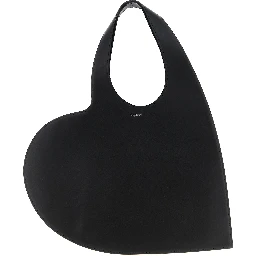 Black Cowhide Shoulder Bag