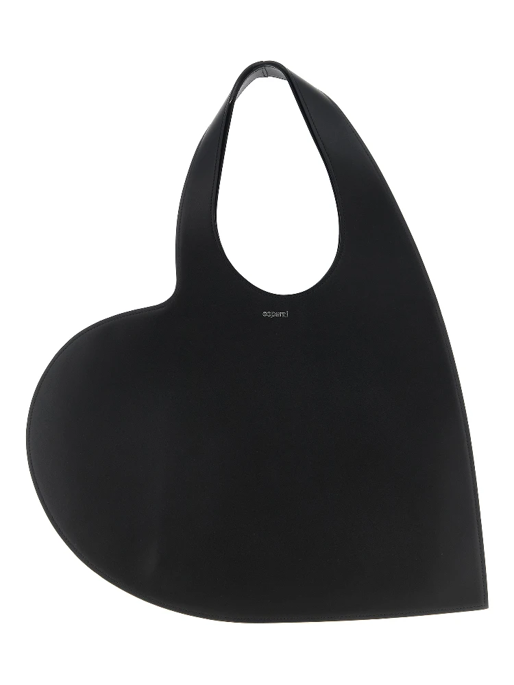 Black Cowhide Shoulder Bag