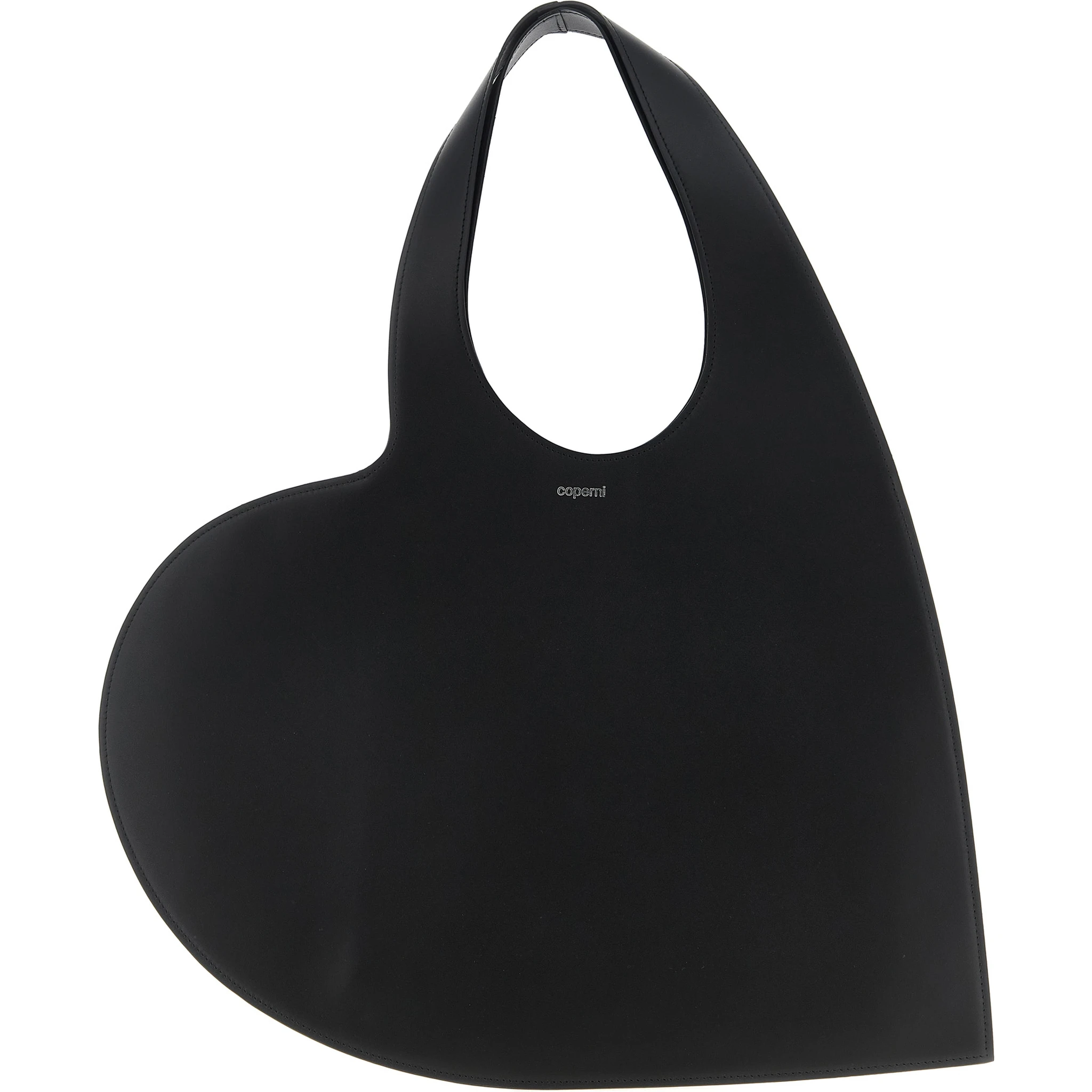 Black Cowhide Shoulder Bag