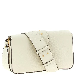 White Goatskin Crossbody Bag