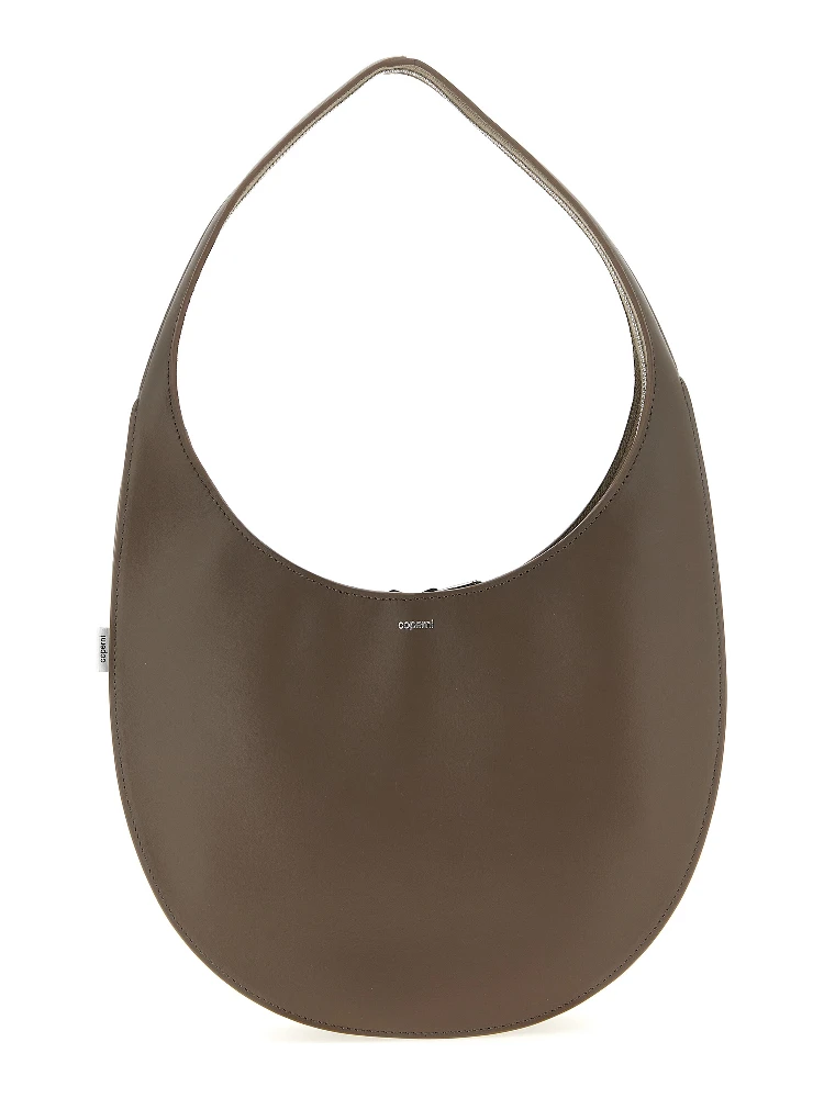 Brown Cowhide Shoulder Bag