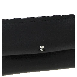 Black Cowhide Clutch Bag