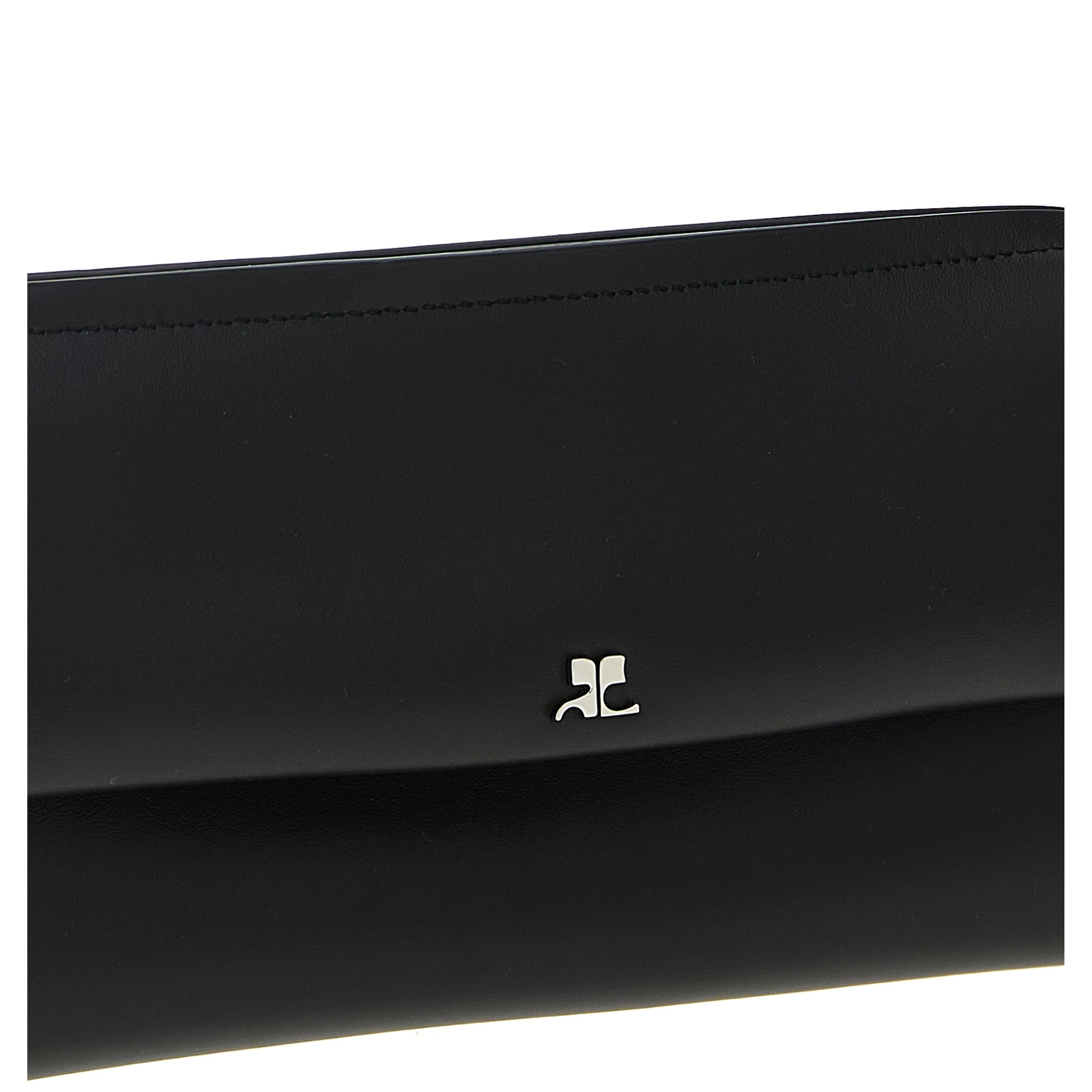 Black Cowhide Clutch Bag