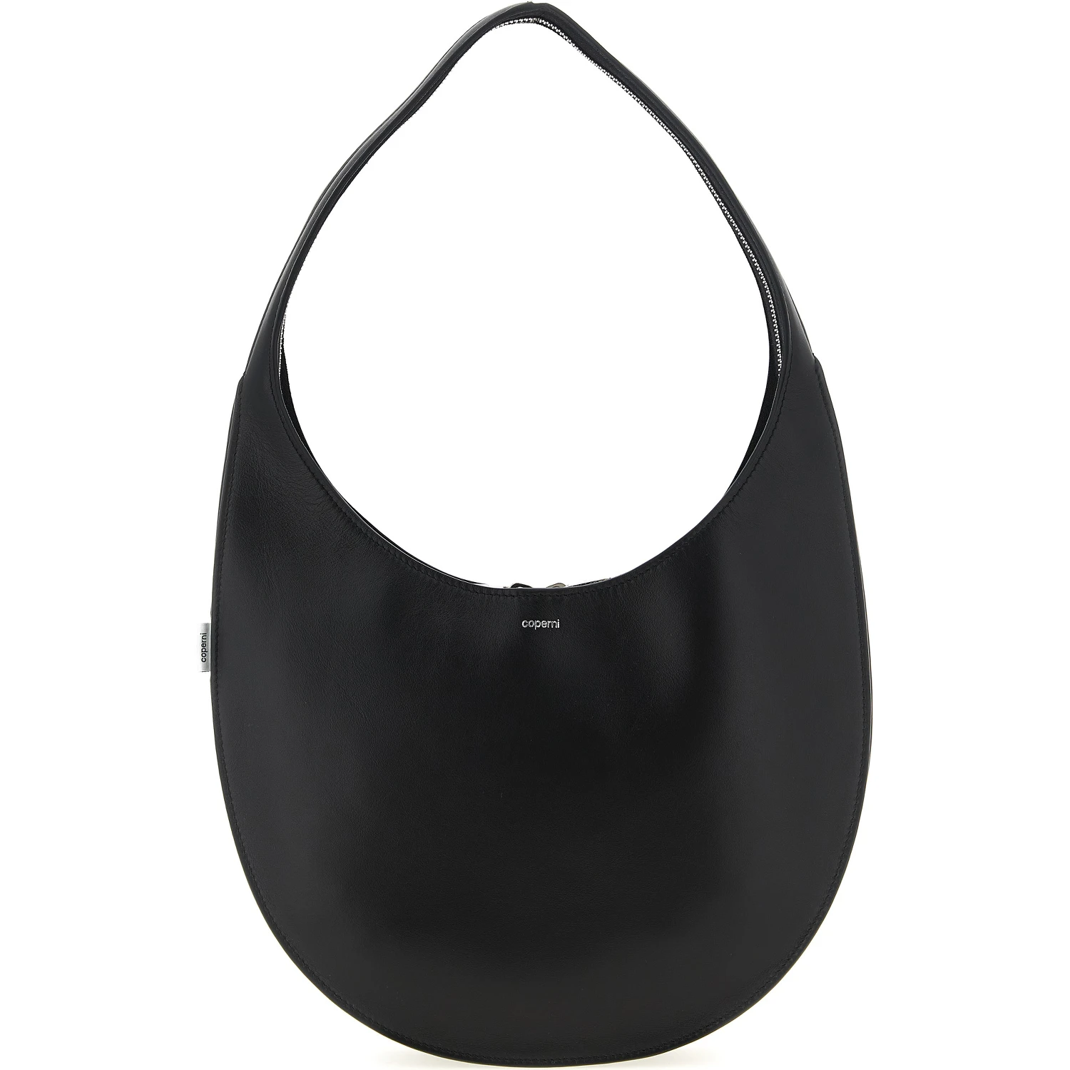 Black Cowhide Shoulder Bag