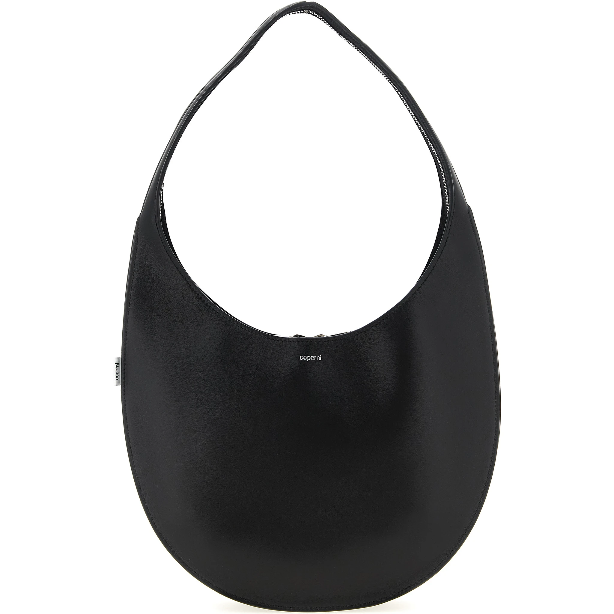 Black Cowhide Shoulder Bag