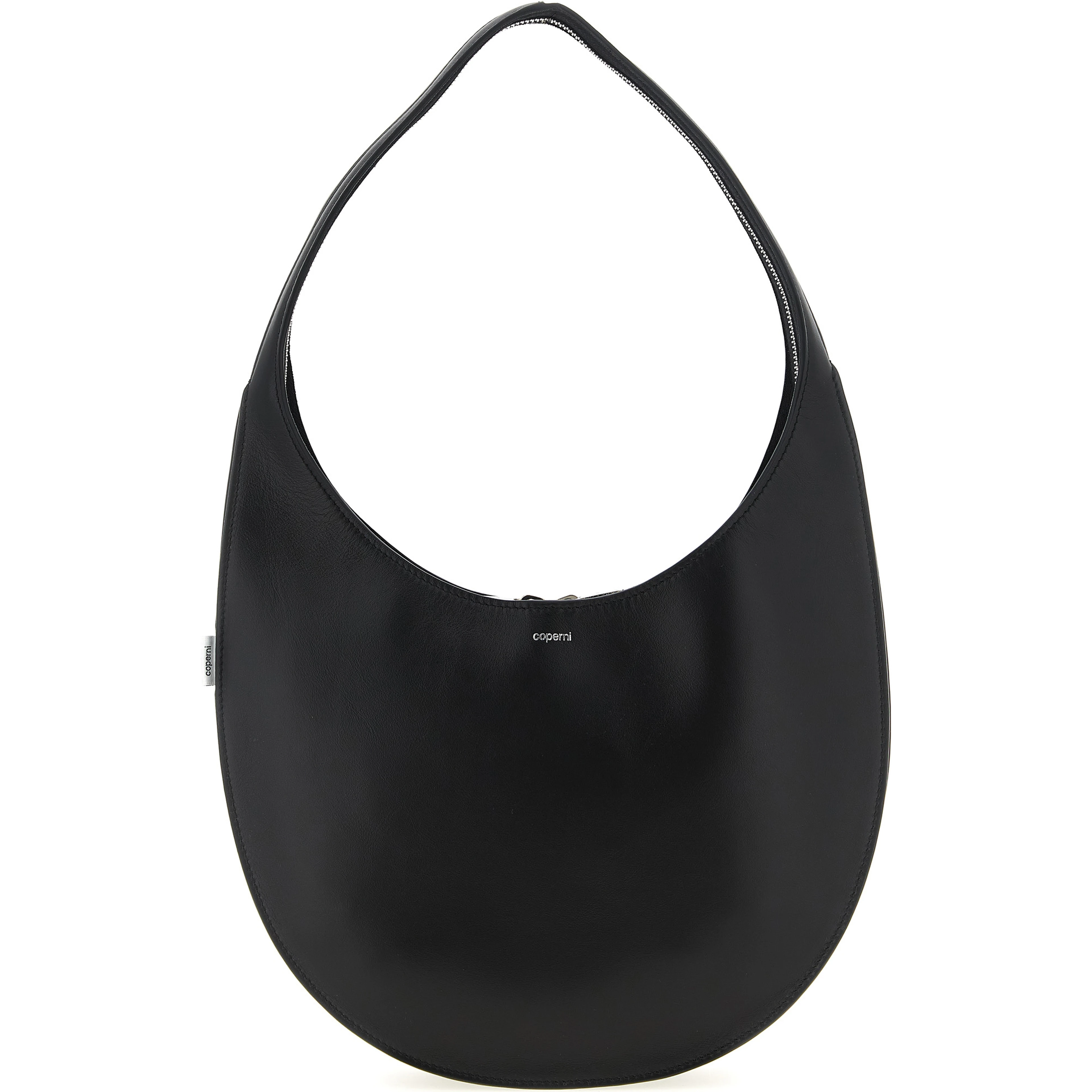 Black Cowhide Shoulder Bag