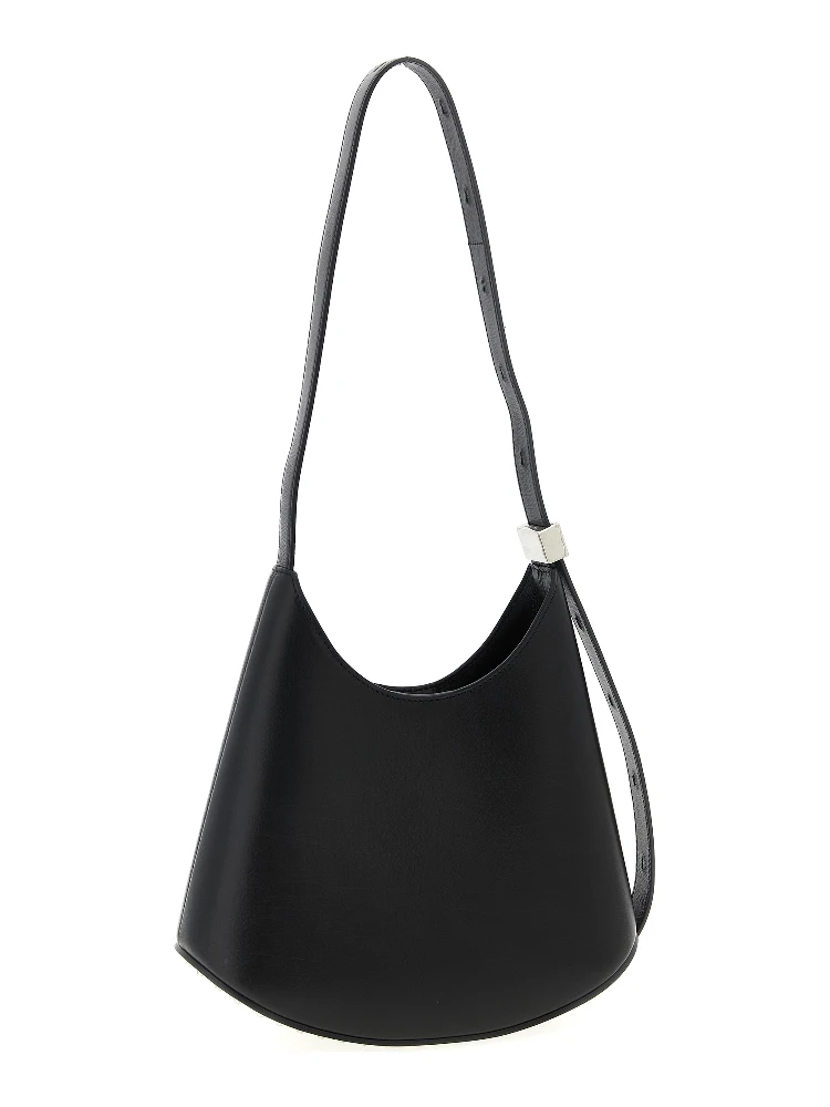 Black Bovine Leather Shoulder Bag alternative