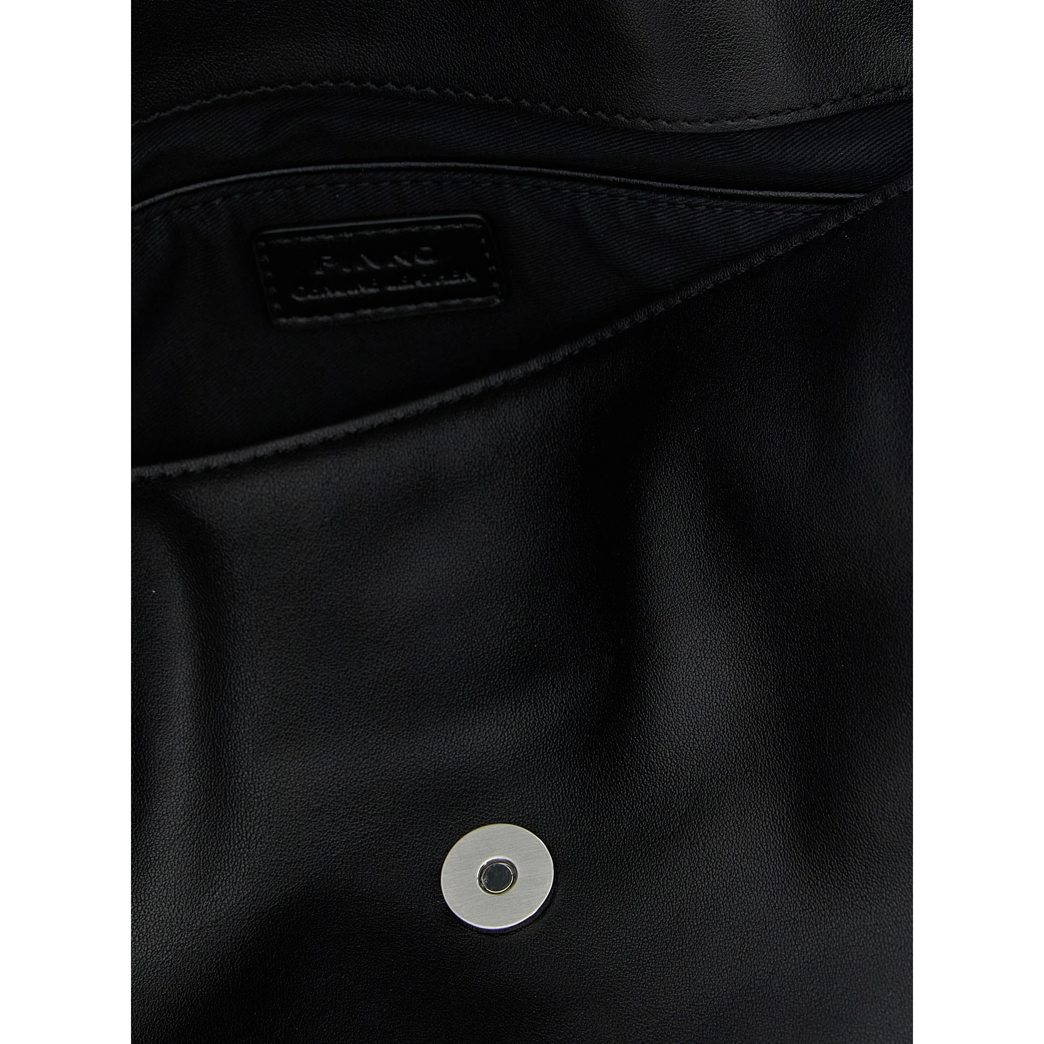Black Goatskin Shoulder Bag