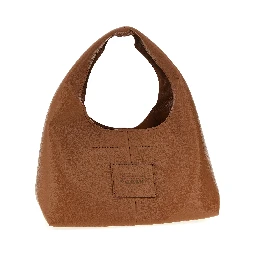 Brown Cowhide Shoulder Bag