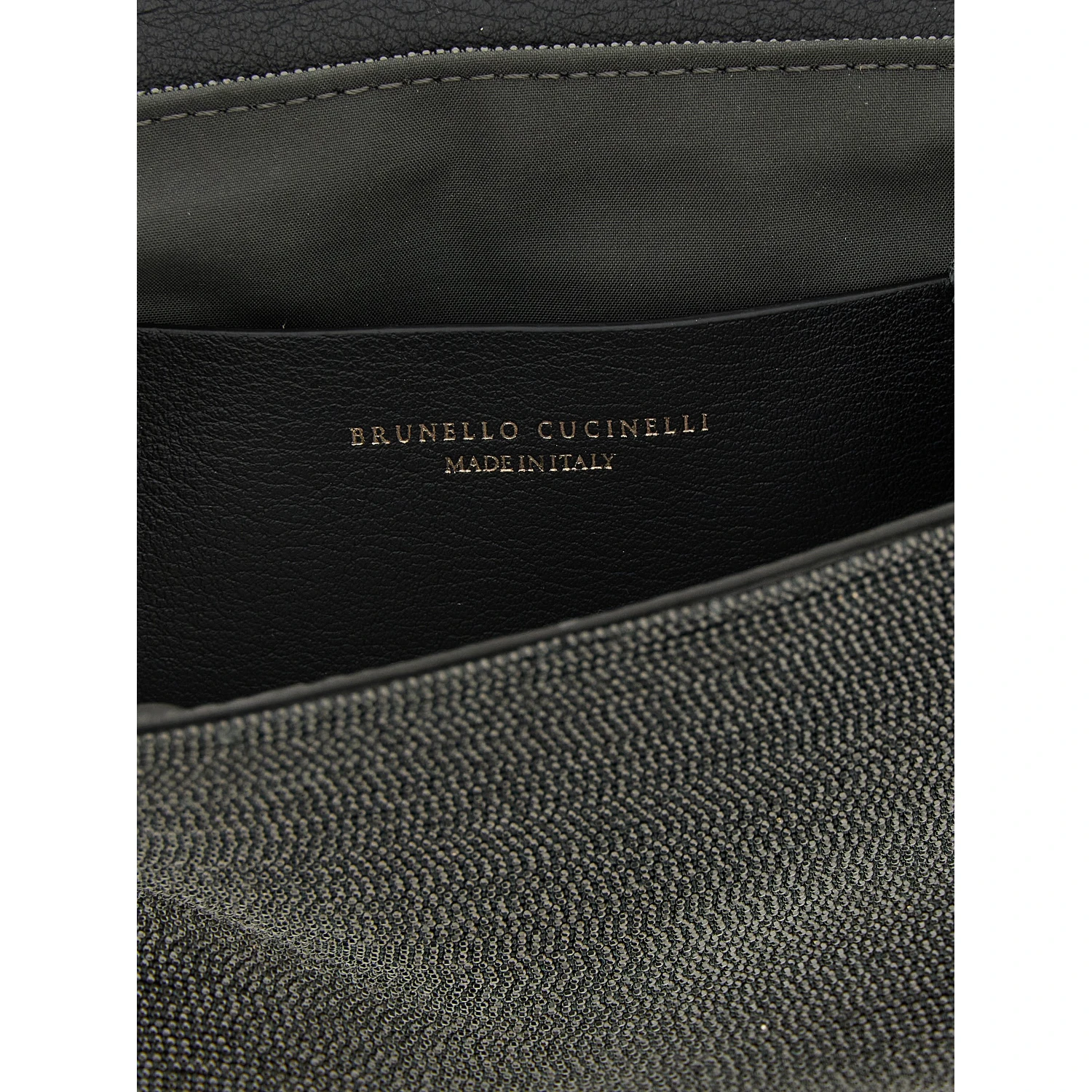 Black Leather Clutch Bag