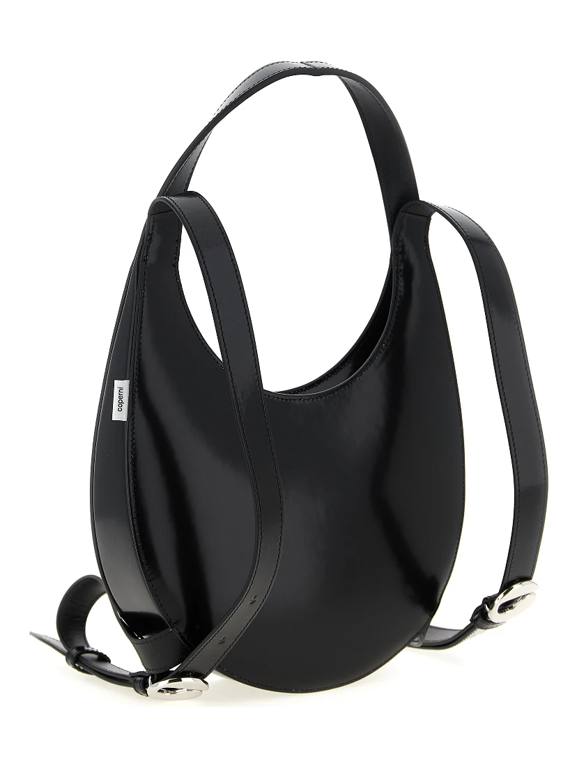 Black Cowhide Backpack
