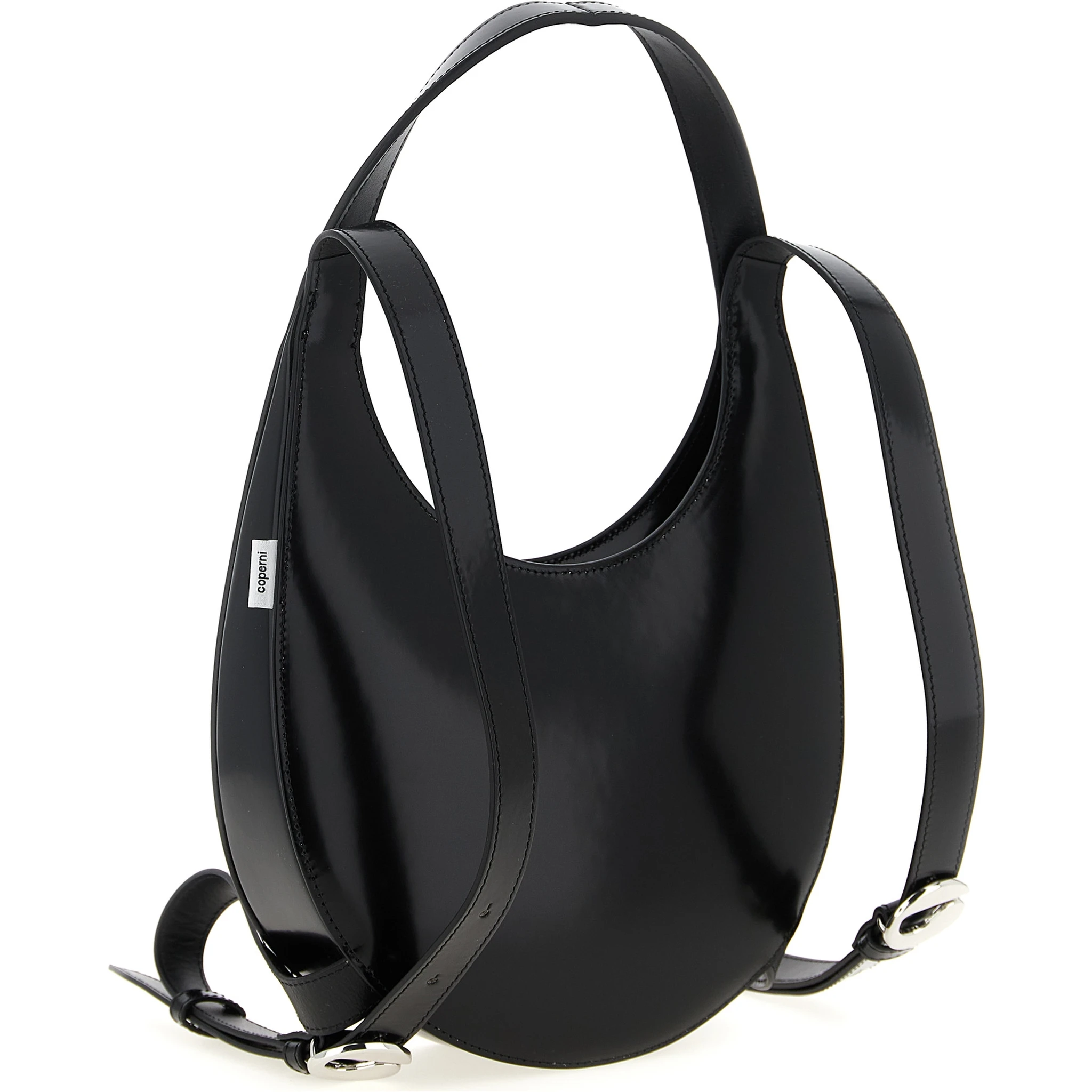 Black Cowhide Backpack