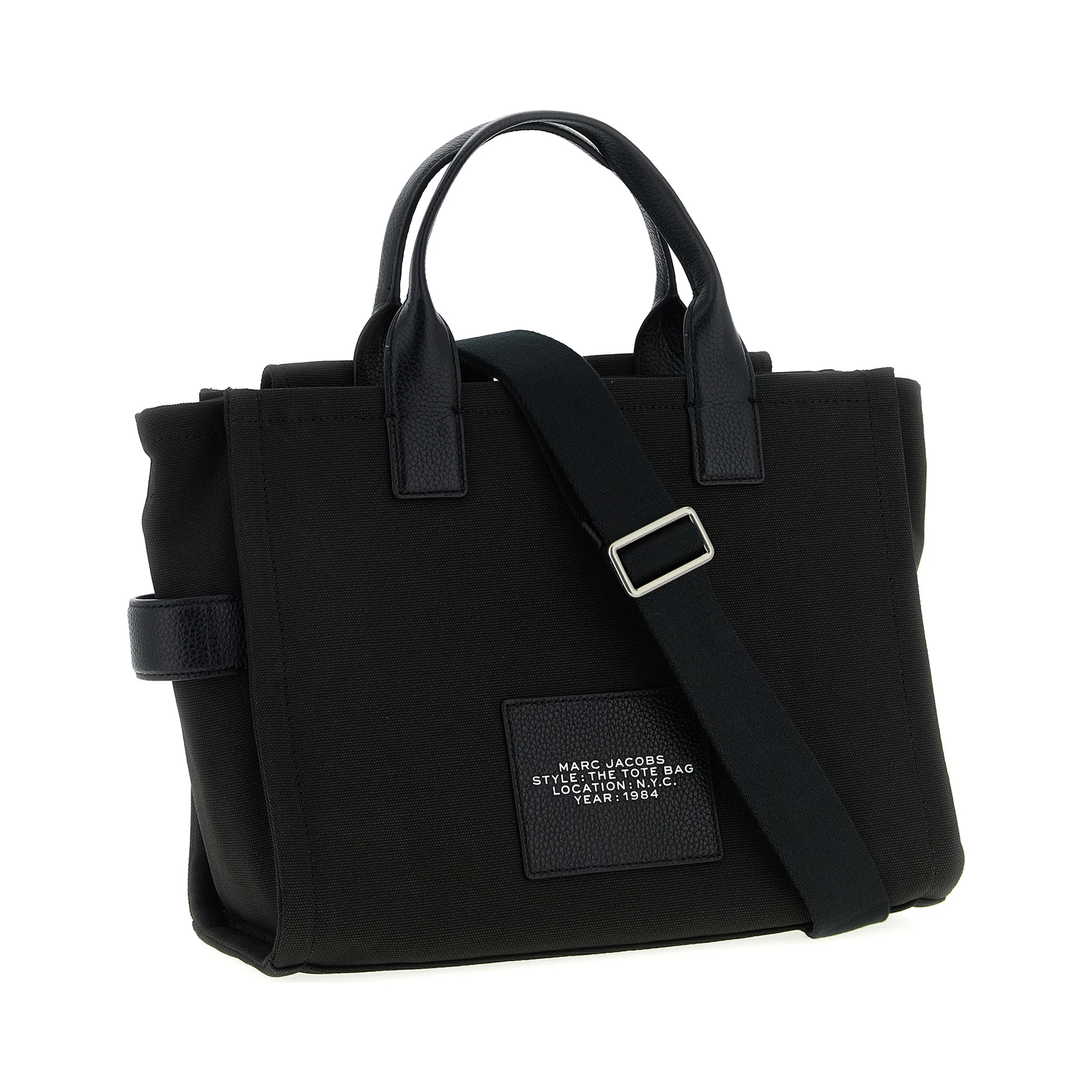 Black Cotton Handbag