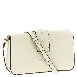 White Goatskin Crossbody Bag