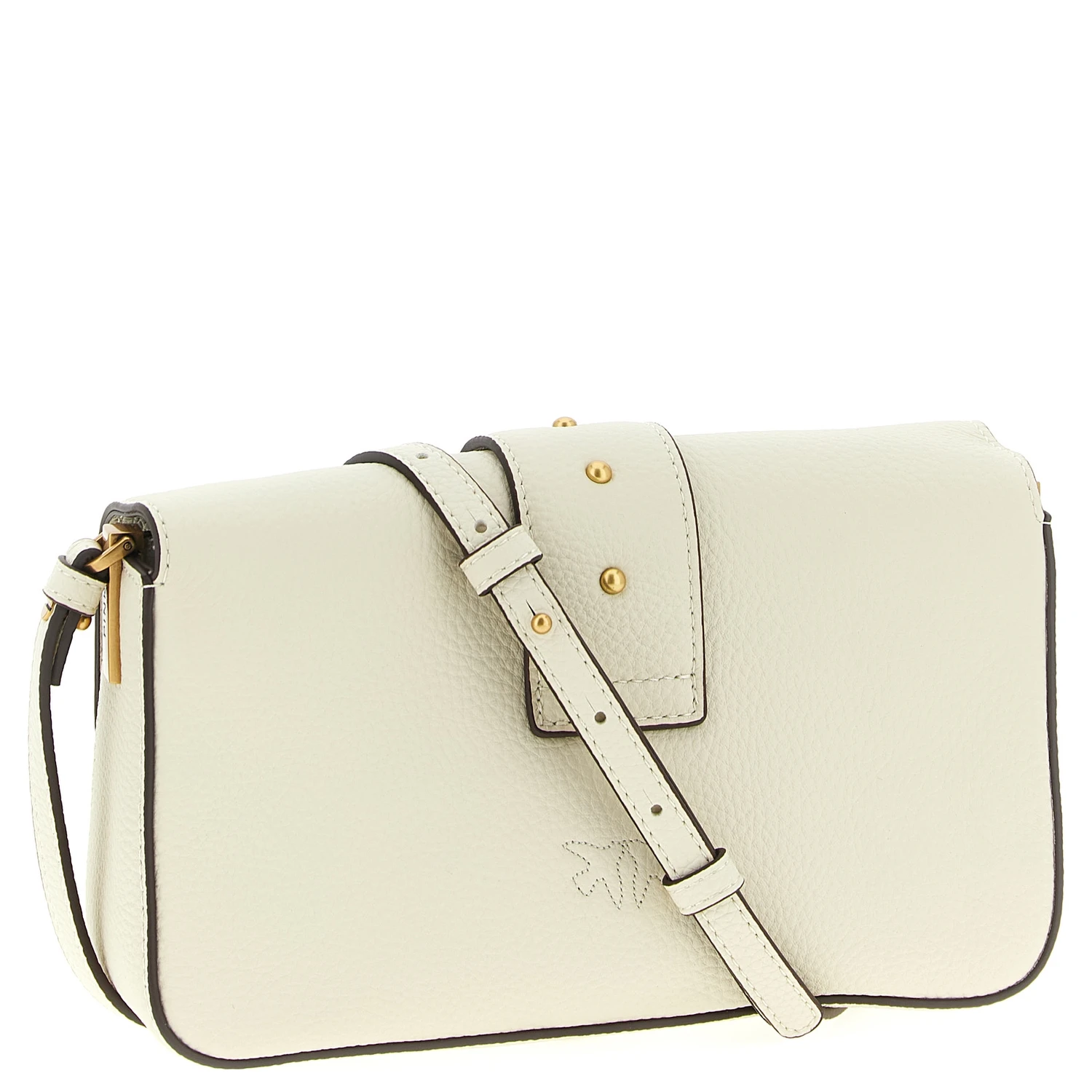 White Goatskin Crossbody Bag