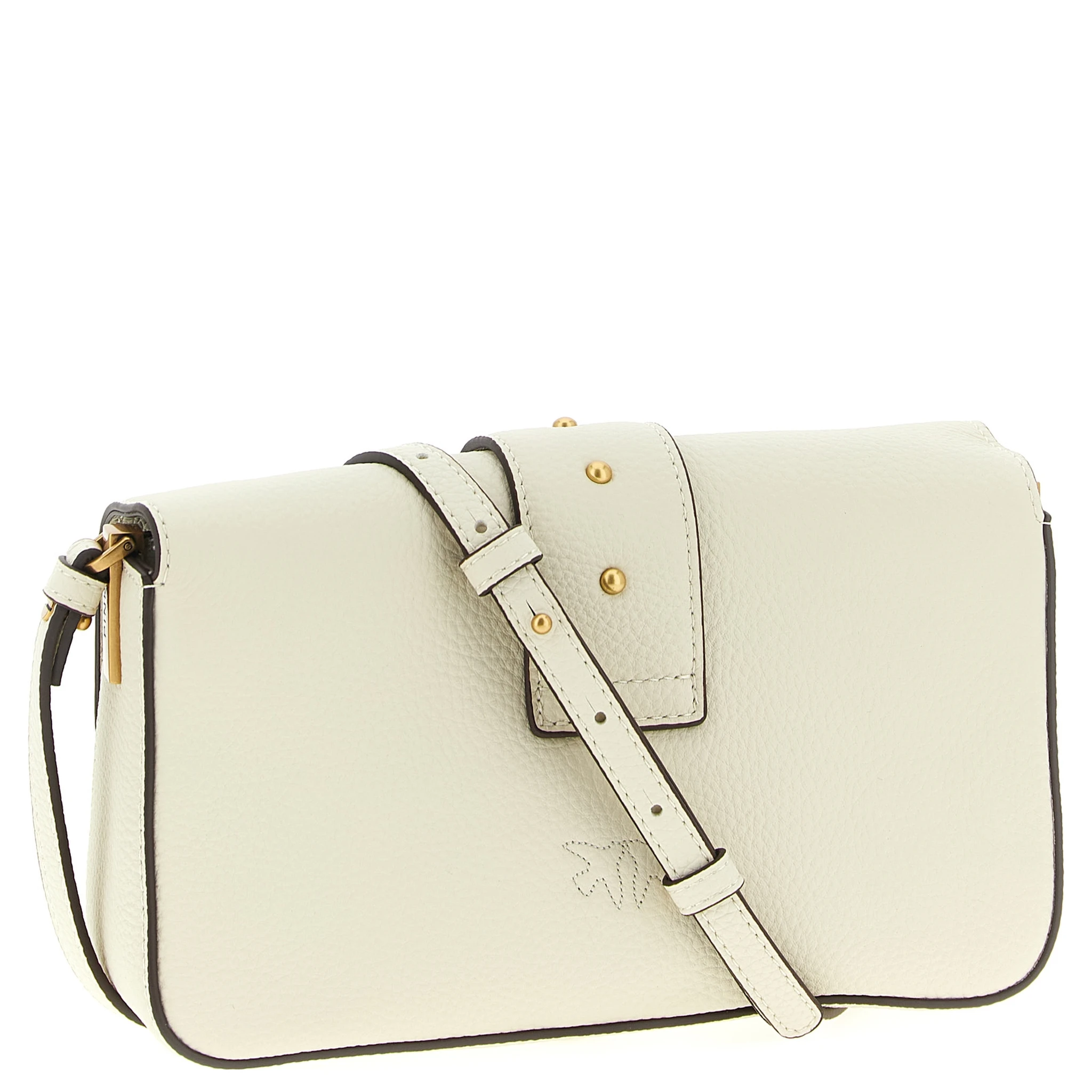 White Goatskin Crossbody Bag