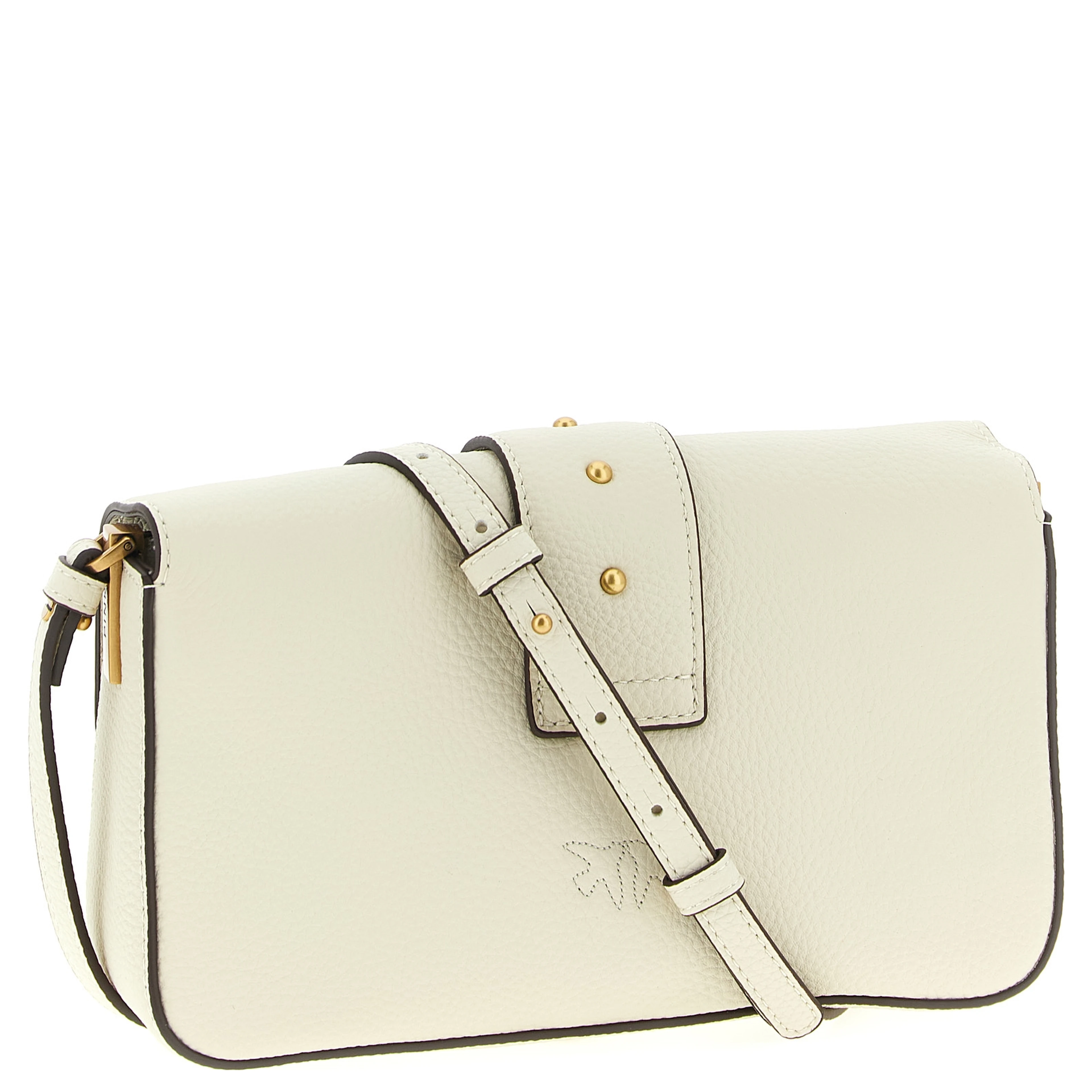 White Goatskin Crossbody Bag
