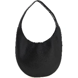 Black Cowhide Shoulder Bag
