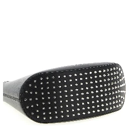 Black Bovine Leather Shoulder Bag