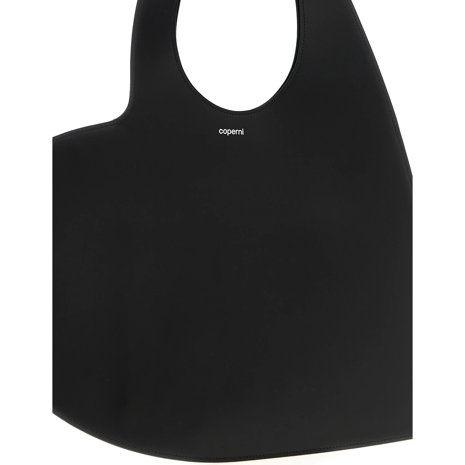 Black Cowhide Shoulder Bag