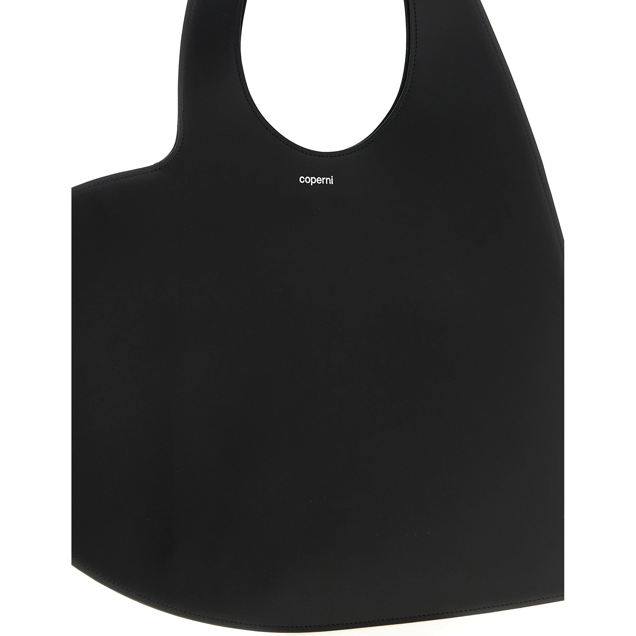 Black Cowhide Shoulder Bag