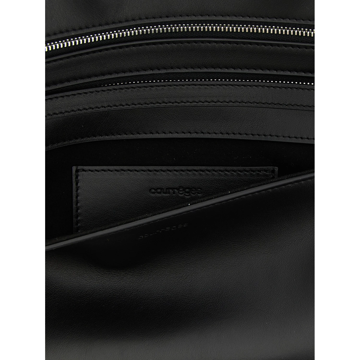 Black Cowhide Clutch Bag