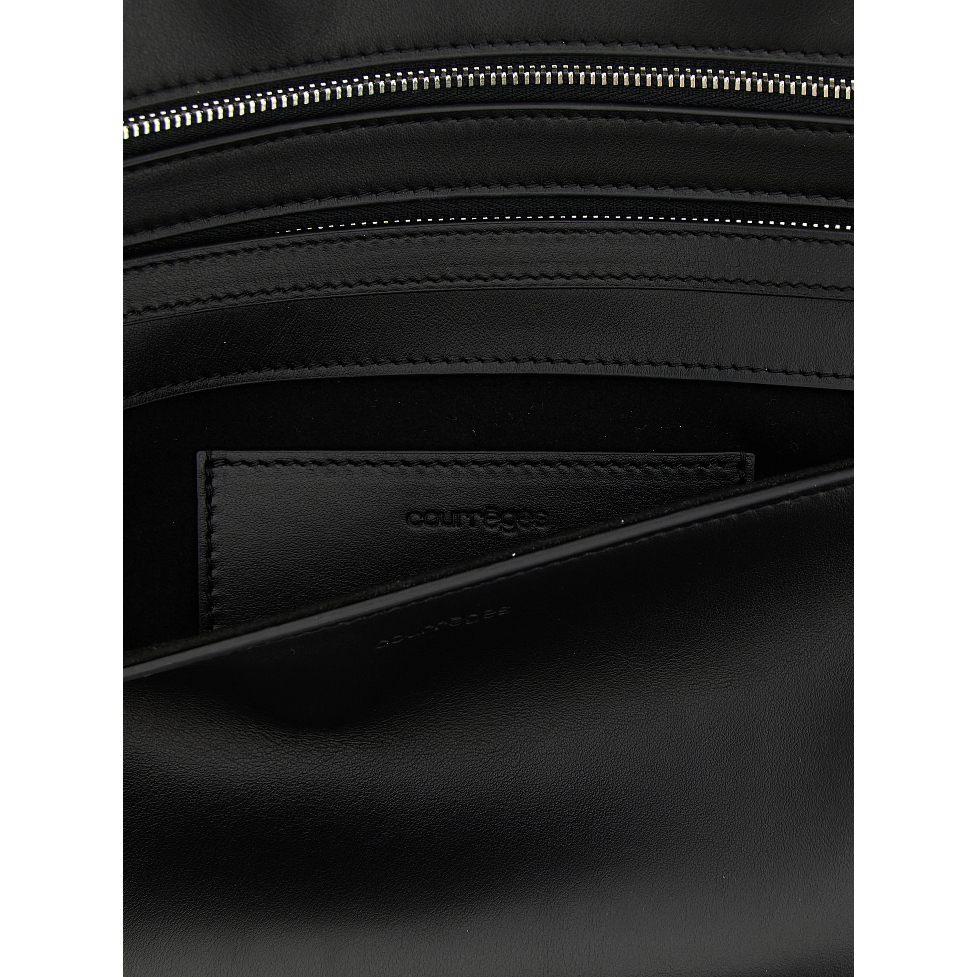 Black Cowhide Clutch Bag