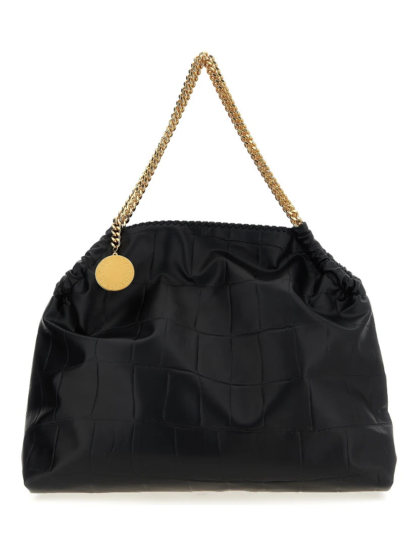 Black Polyester Tote Bag