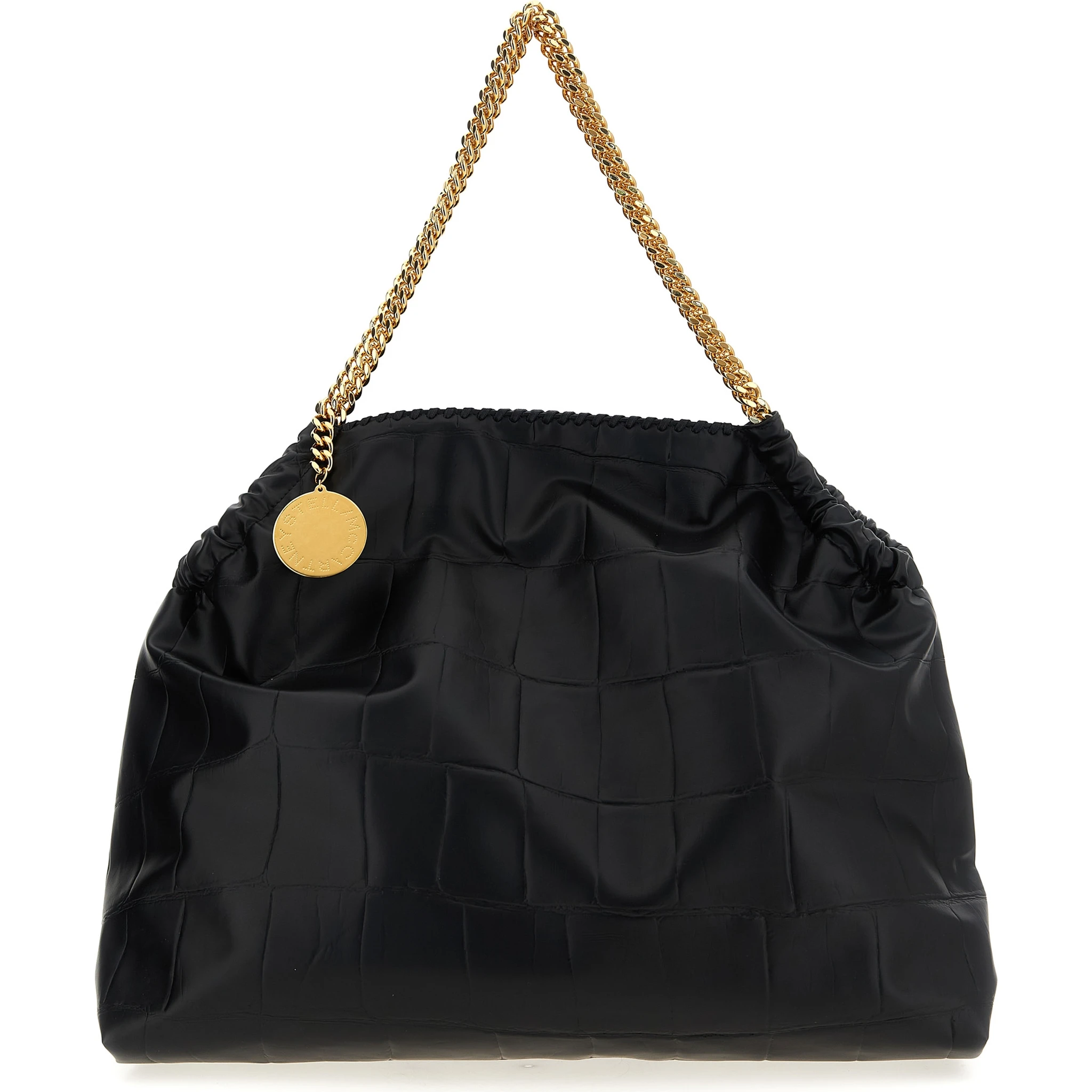 Black Polyester Tote Bag