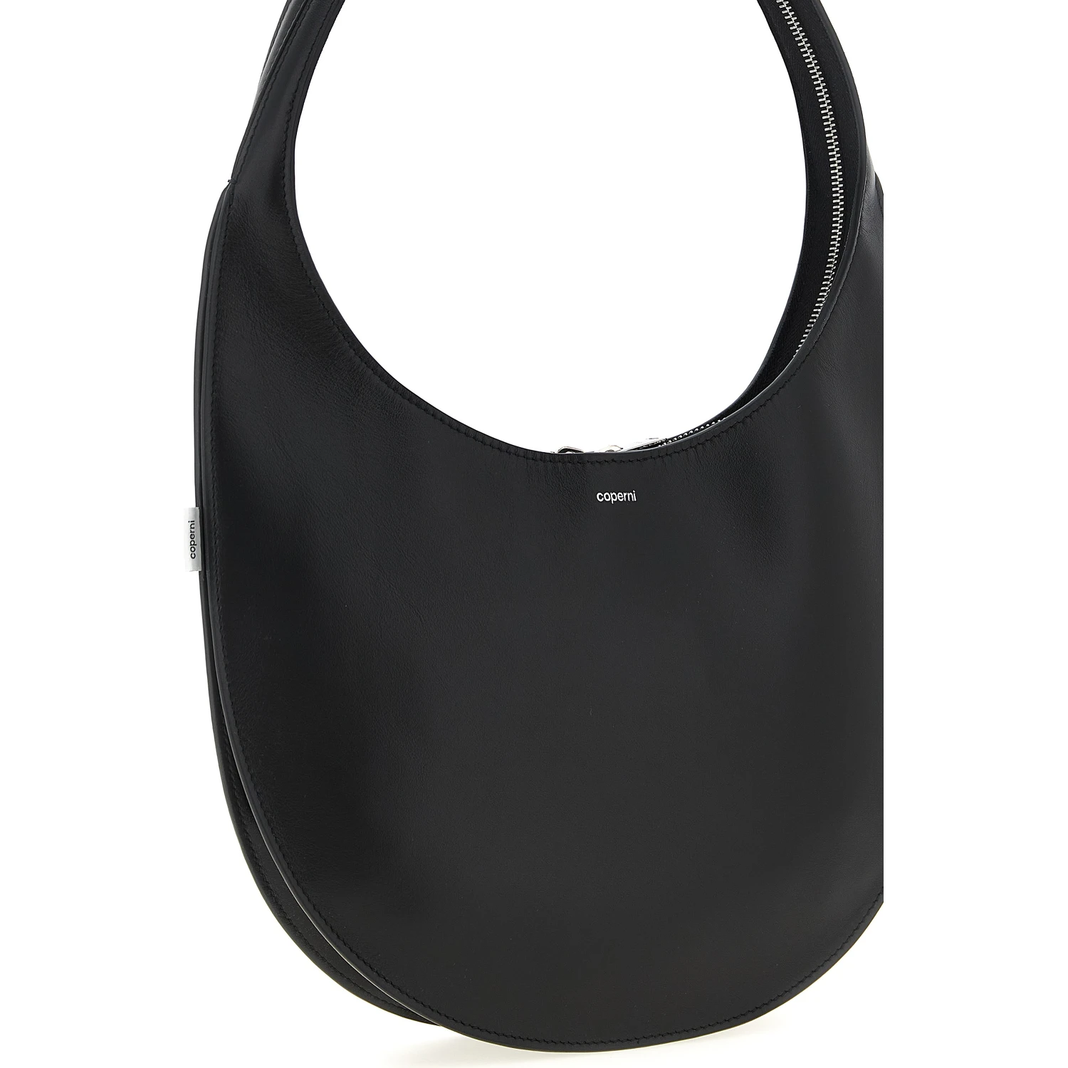 Black Cowhide Shoulder Bag