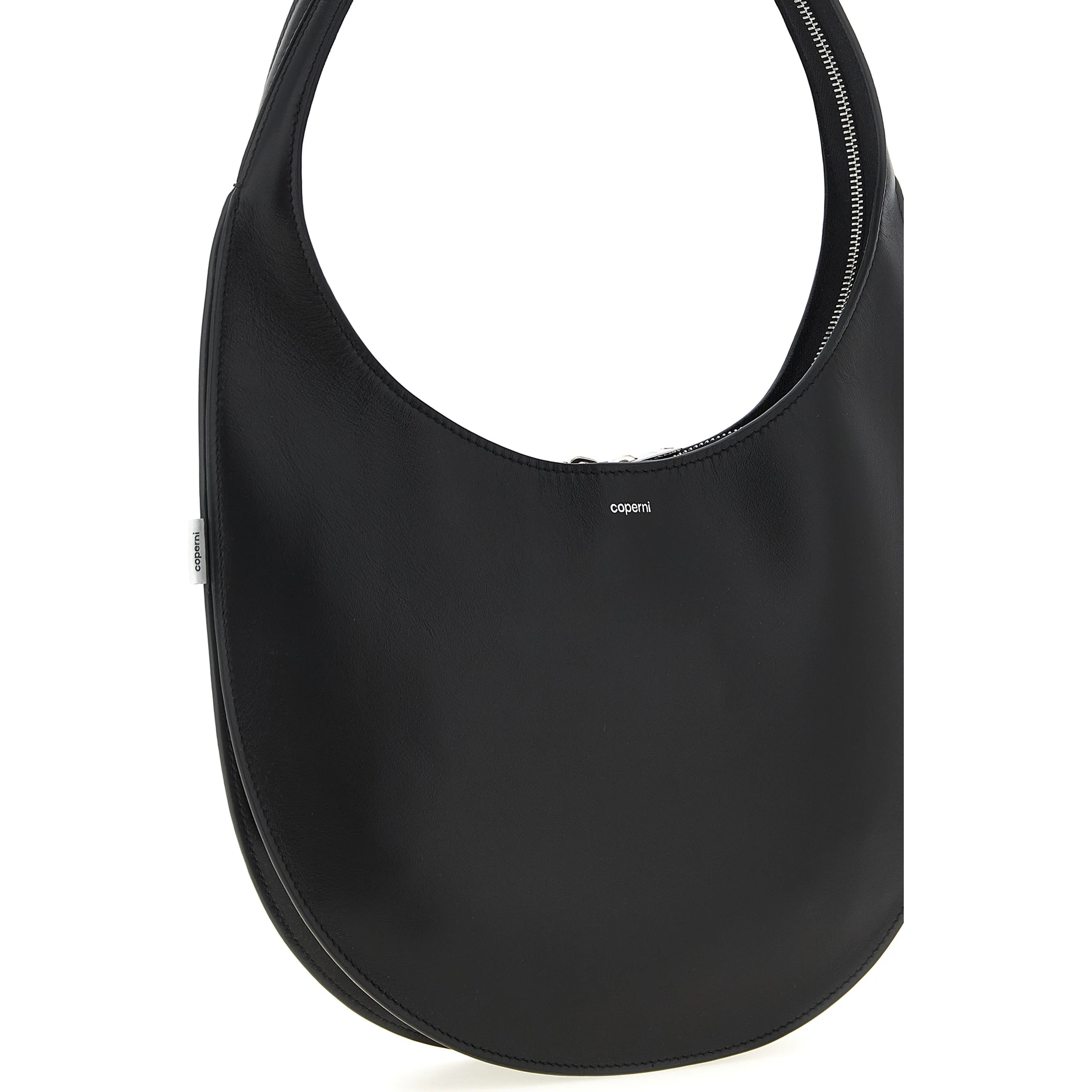 Black Cowhide Shoulder Bag