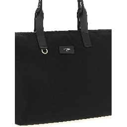 Black Polyamide Tote Bag