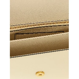 White Calfskin Shoulder Bag