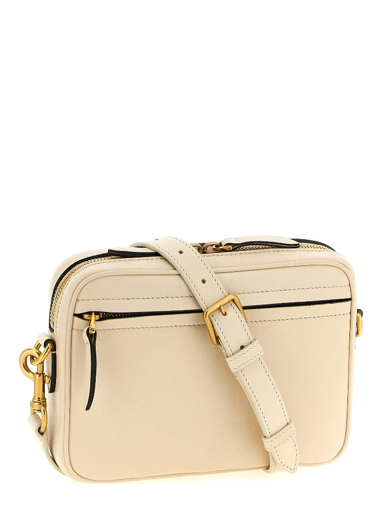 Bicolor Lamb Leather Crossbody Bag alternative