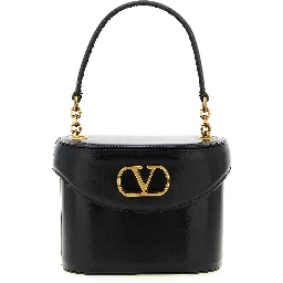 Black Calfskin Crossbody Bag