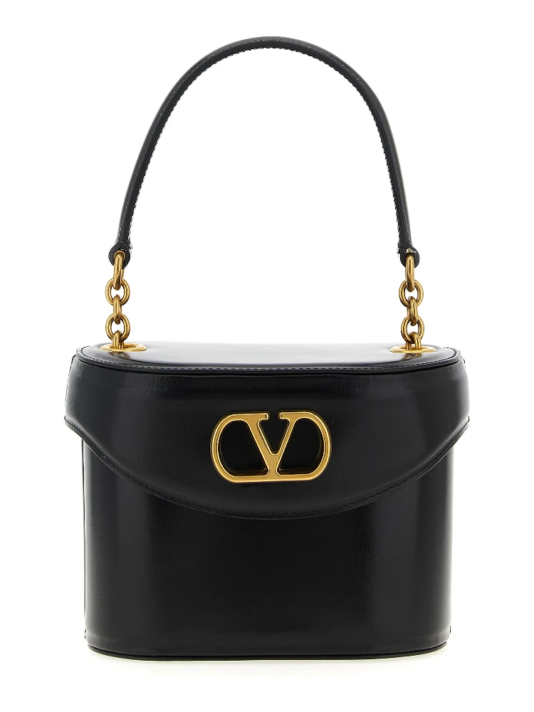 Black Calfskin Crossbody Bag