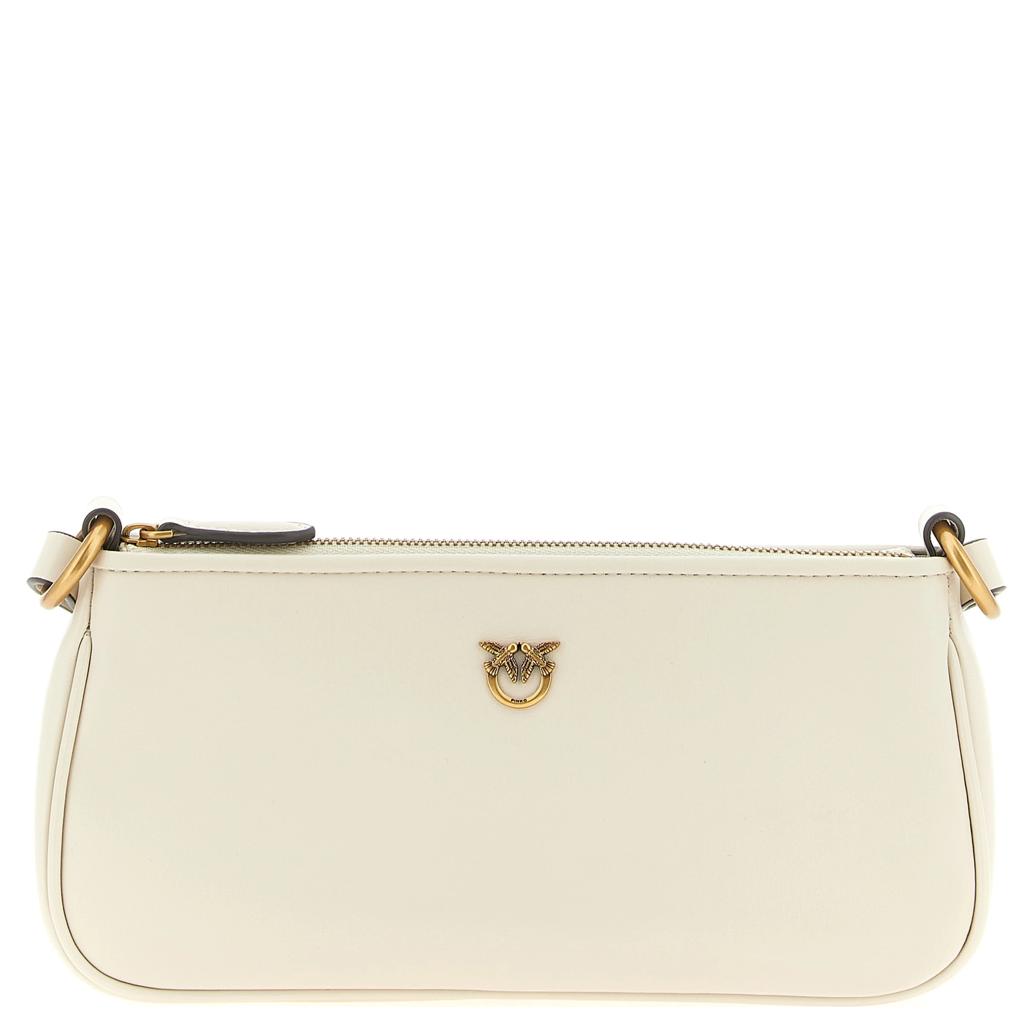 White Goatskin Crossbody Bag