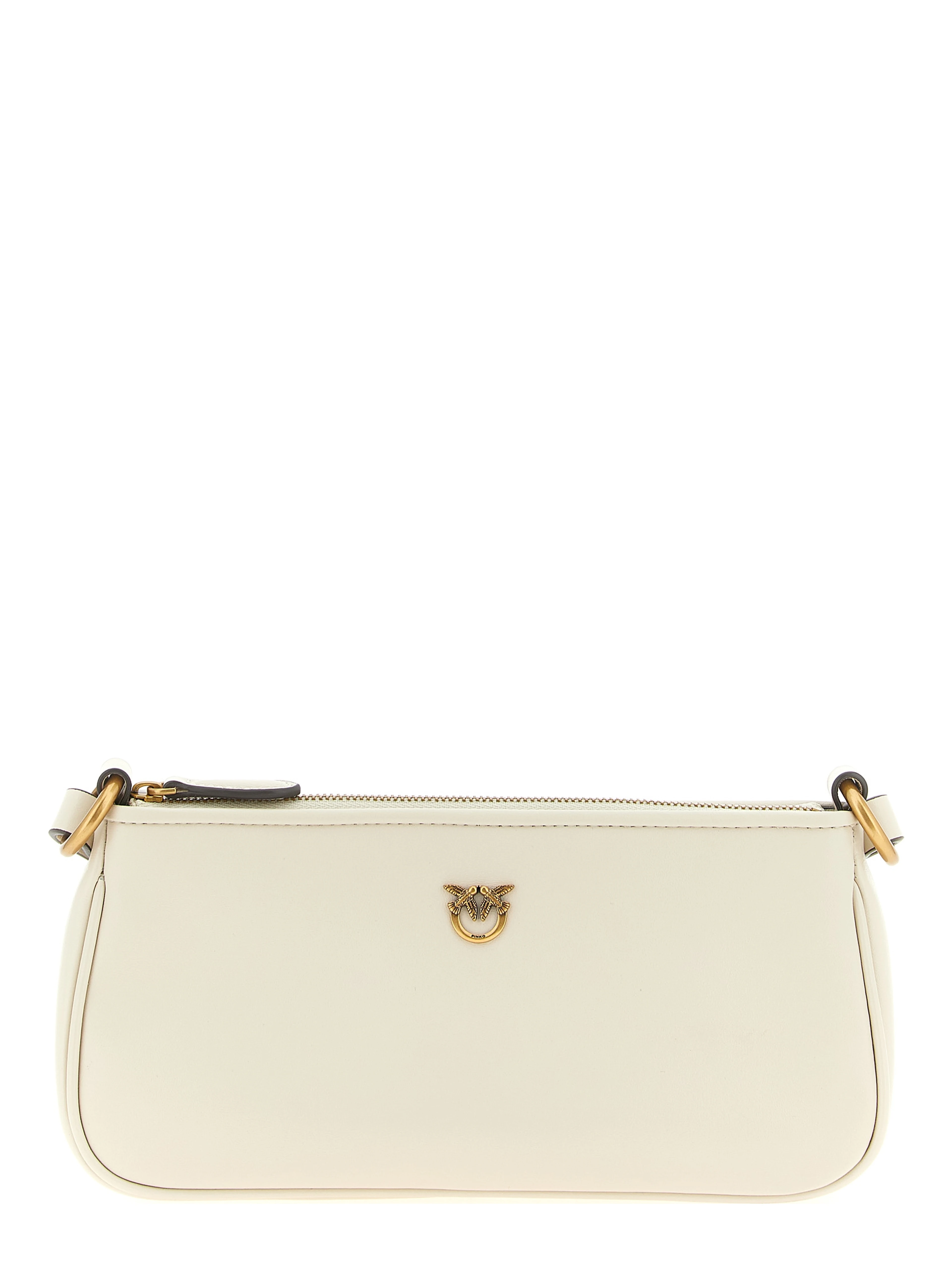 White Goatskin Crossbody Bag