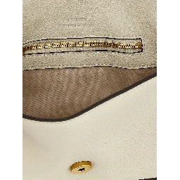 White Goatskin Crossbody Bag