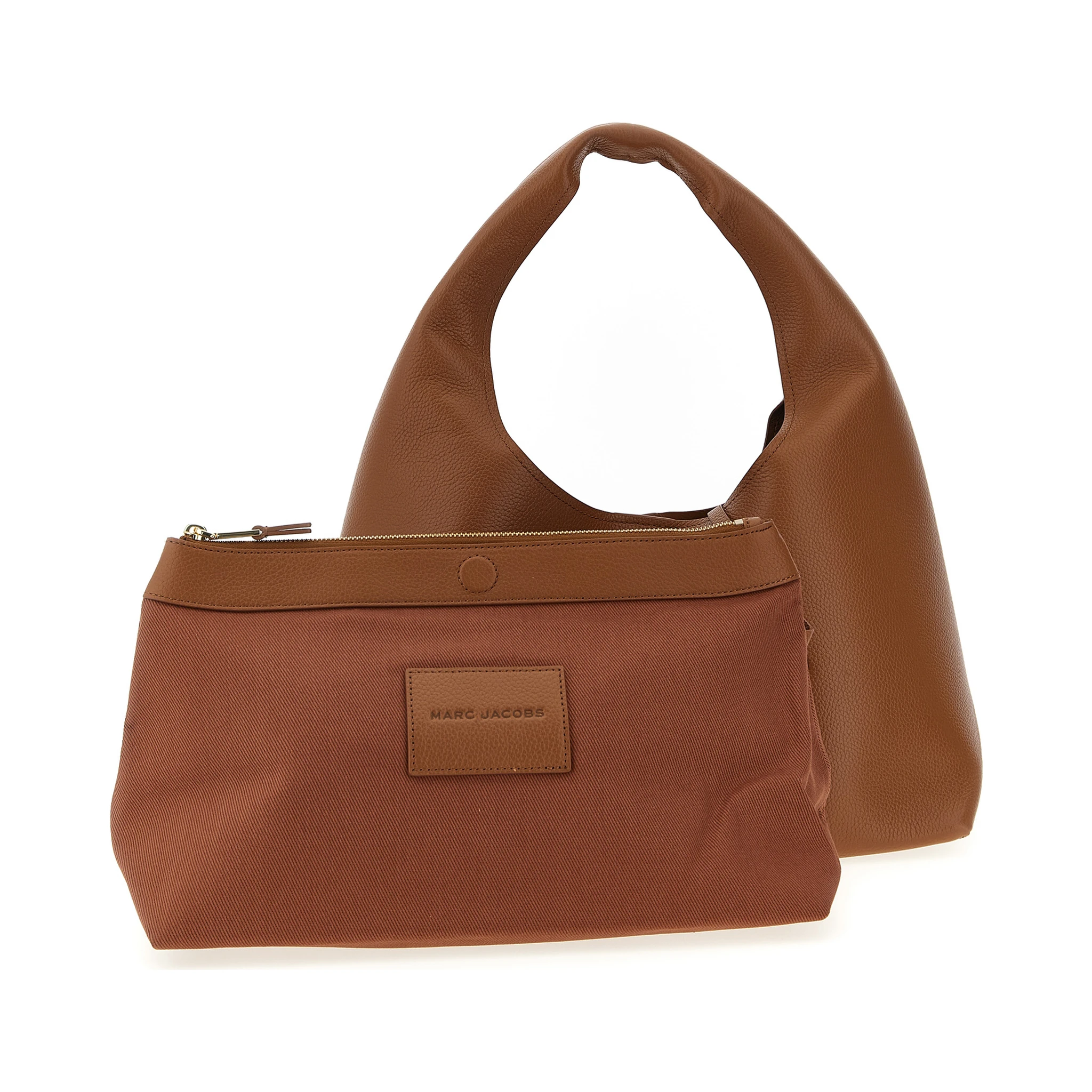 Brown Cowhide Shoulder Bag