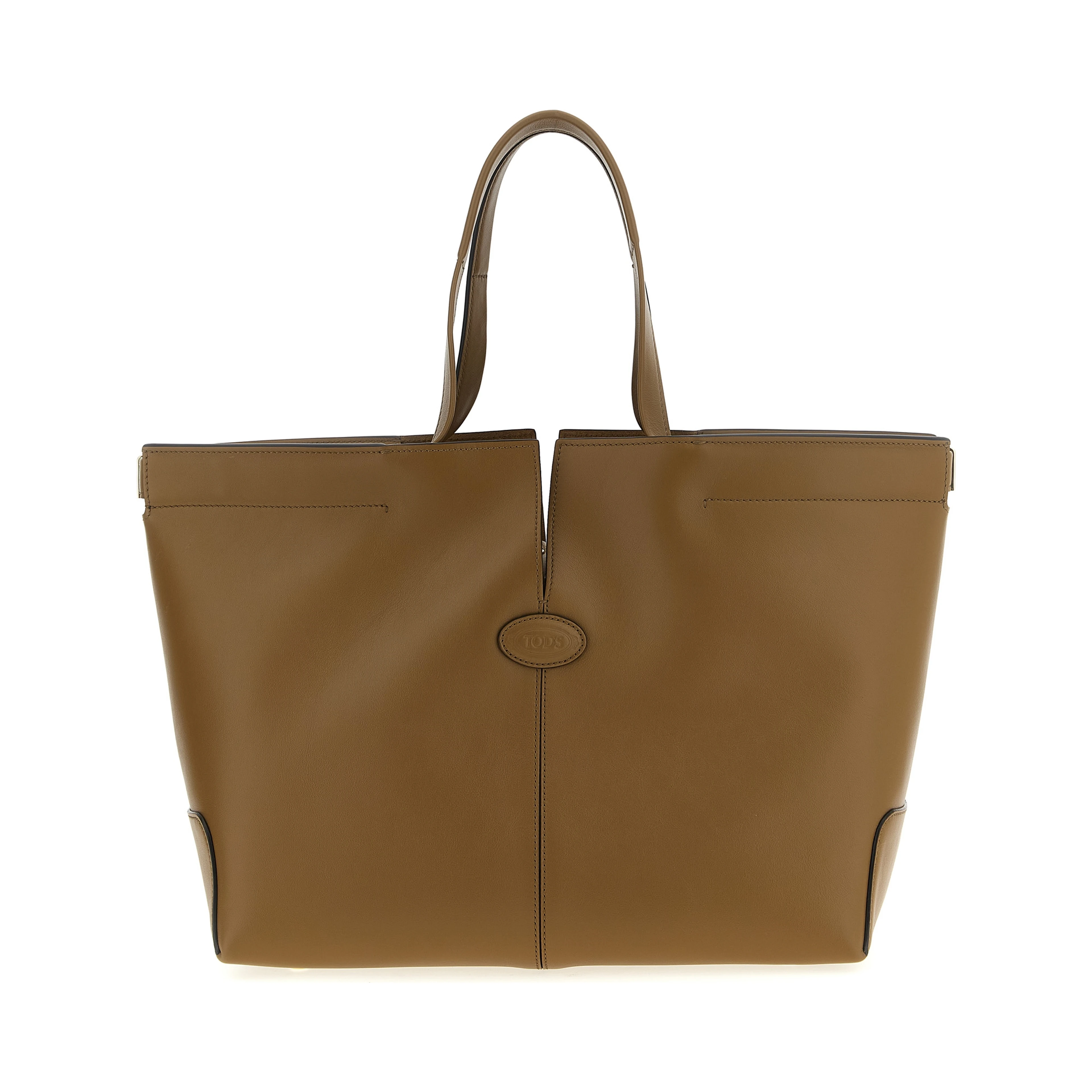 Bicolor Calfskin Tote Bag