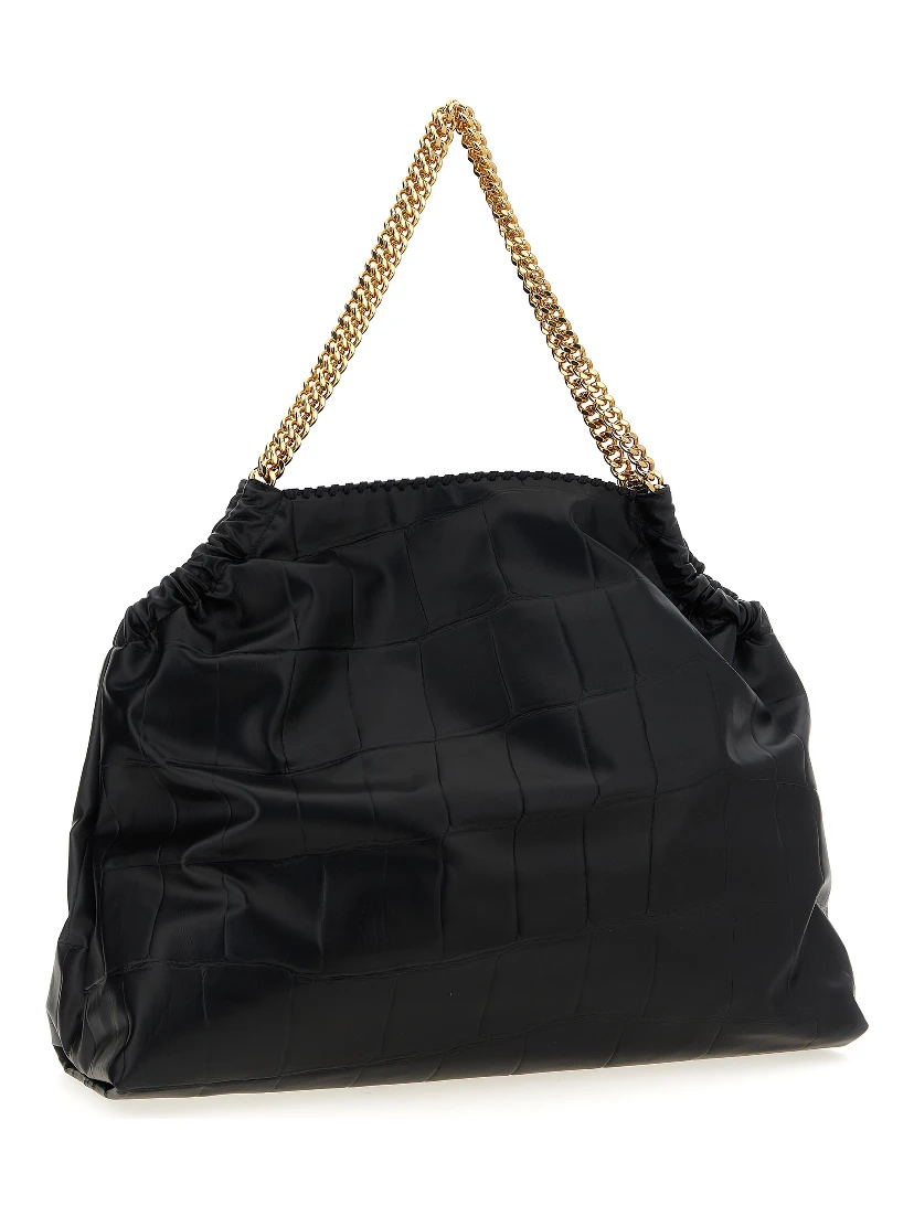 Black Polyester Tote Bag