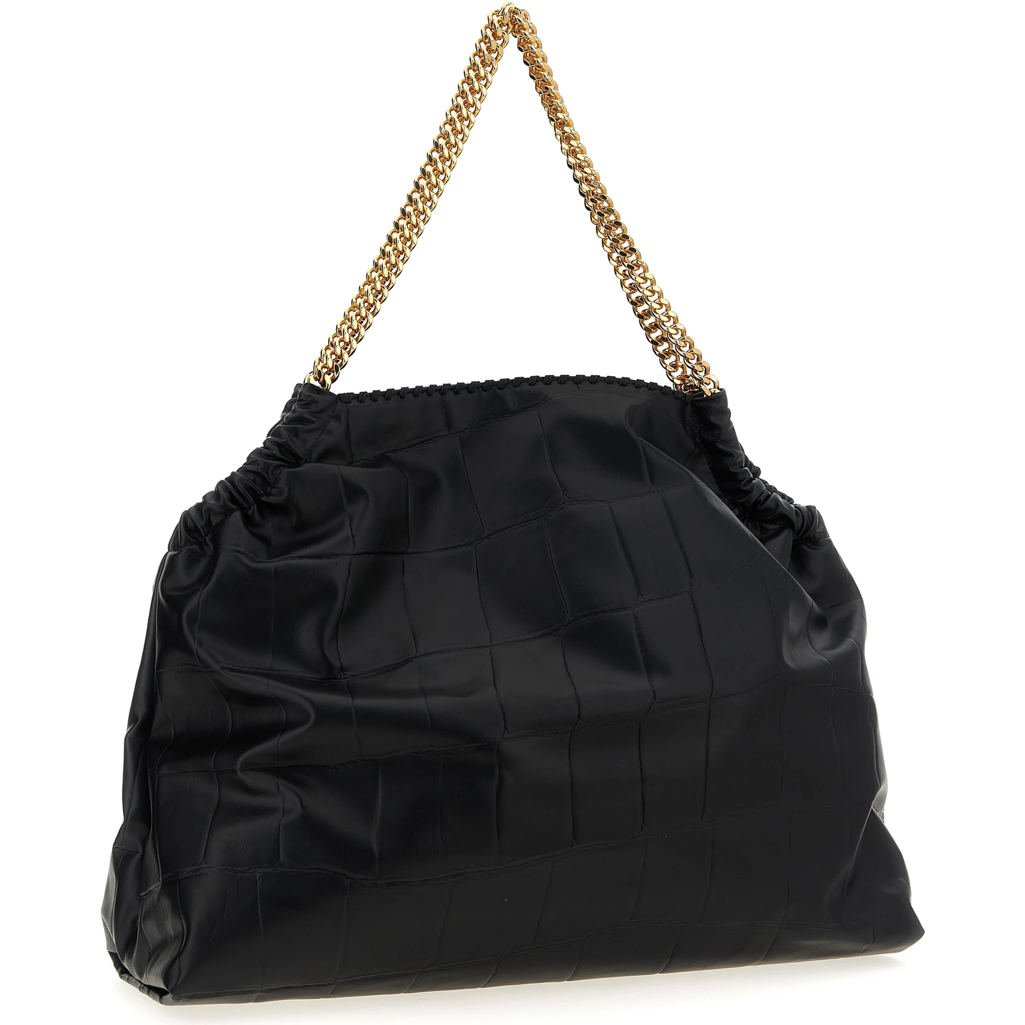 Black Polyester Tote Bag