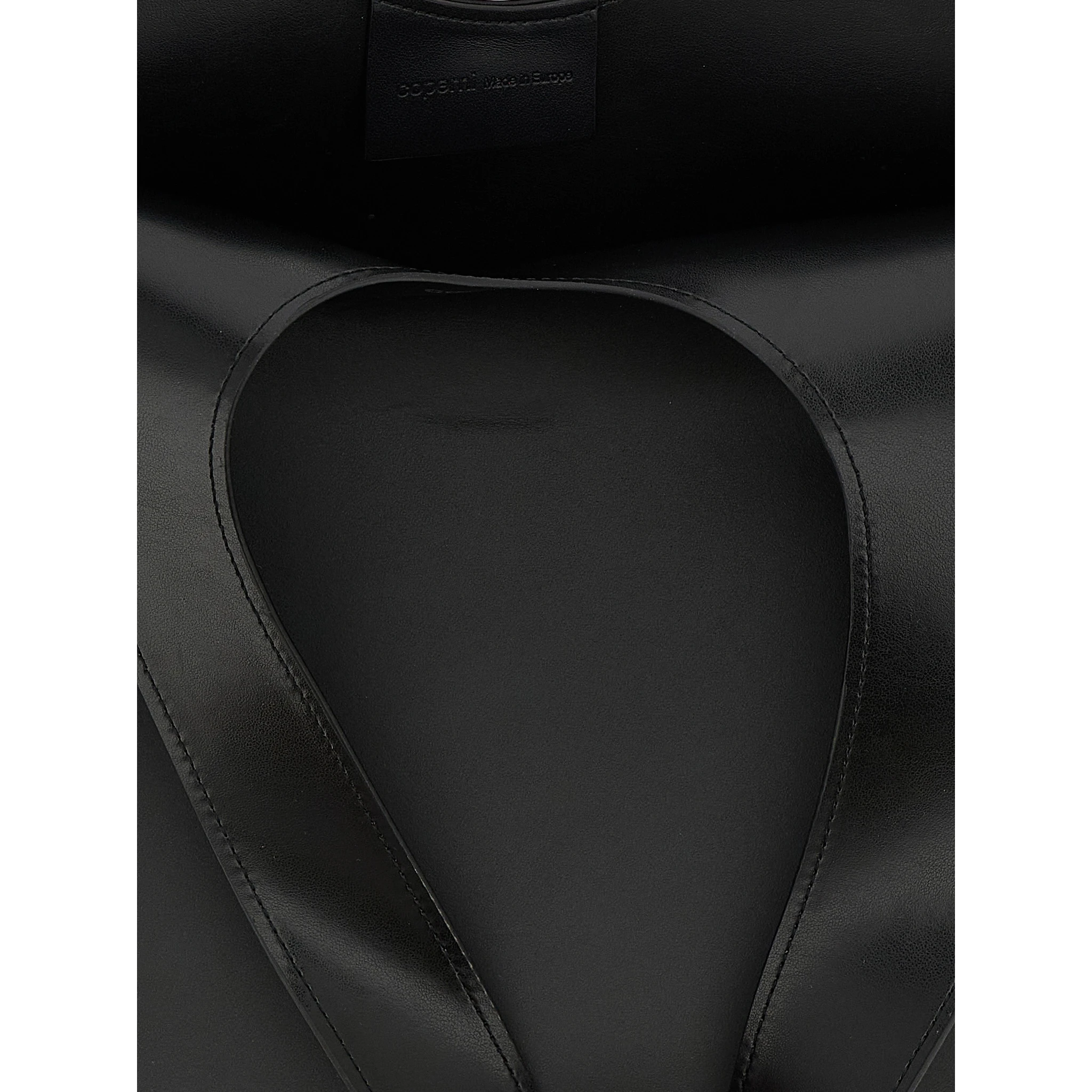 Black Cowhide Shoulder Bag